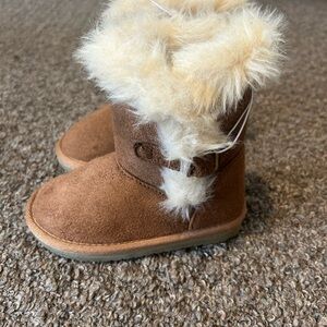 Brown Faux Fur Lined Boots